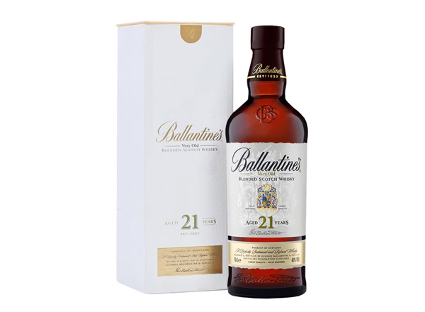 附近百龄坛威士忌回收百龄坛21年苏格兰威士忌40°Ballantine's进口洋酒700ml