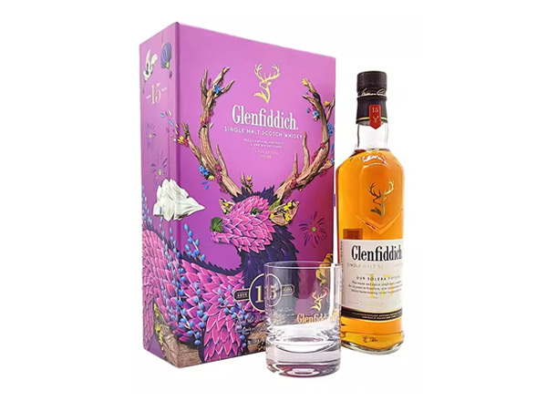 附近收购格兰菲迪15年威士忌福鹿礼盒装Glenfiddich苏格兰威士忌700ml上门回收行情价格