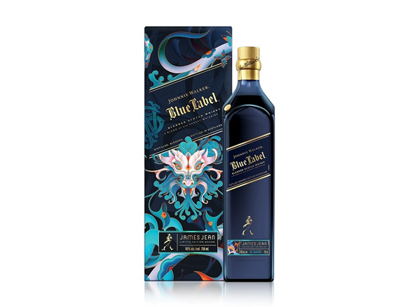 附近尊尼获加蓝牌威士忌回收Johnnie Walker蟠龙献瑞龙年特别版约翰走路750ml春节限量版