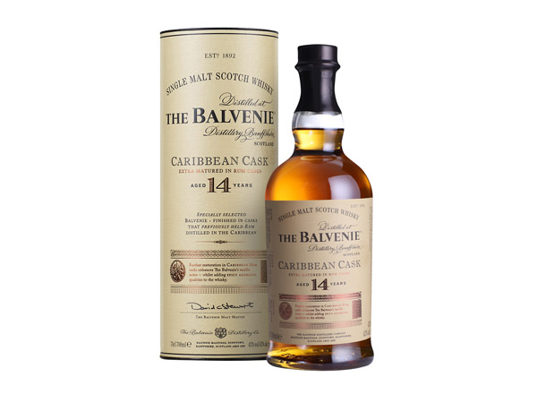 附近百富14年回收百富威士忌加勒比桶陈酿The Balvenie Caribbean Cask洋酒上门收购