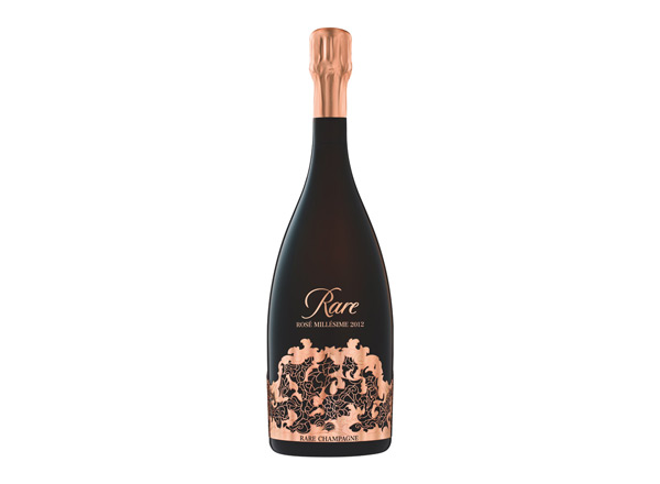 附近白雪香槟回收稀露香槟黑钻年份桃红香槟Rare Rose（礼盒装）