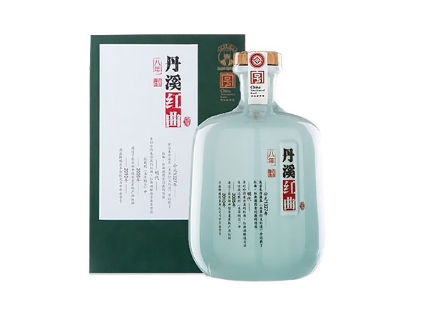 附近丹溪黄酒回收丹溪8年红曲黄酒750mL 2瓶礼盒装行情价格