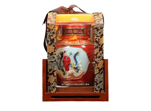 附近古越龙山黄酒回收古越龙山状元及第二十年陈酿2.5L工艺浮雕黄酒